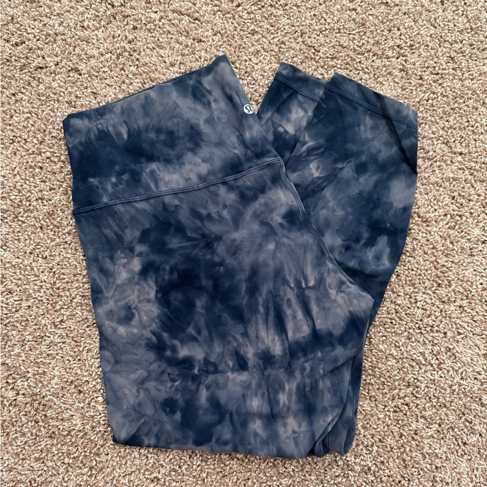 lululemon athletica Navy Tie-Dye Pants